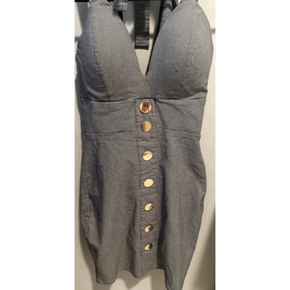 Forever 21 Button Down Plaid Patterned Strappy Tu… - image 5